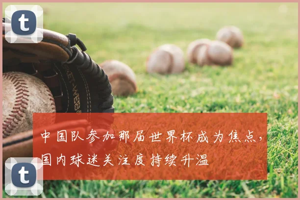 中国队参加那届世界杯成为焦点,国内球迷关注度持续升温